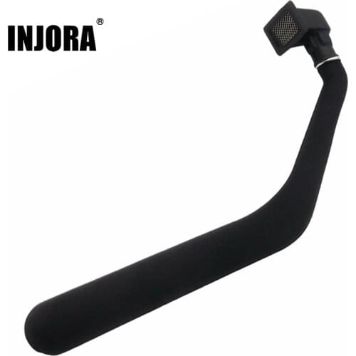 1:10 RC Crawler Black Rubber Safari Snorkel for Axial SCX10 II 90046 90047 Body Car Shell