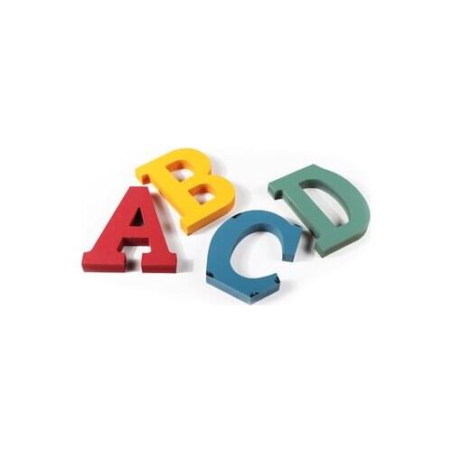 Wooden English letters home wedding decoration ornaments shooting props retro nostalgic Nordic simple buy more discount