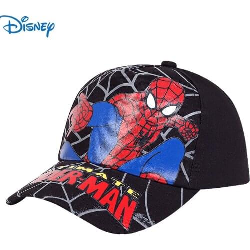 Disney Marvel Childrens Hat Spiderman Kids Boys Girls Baseball Cap Casual Hat Superhero Adjustable Sun Hat Childrens Gift
