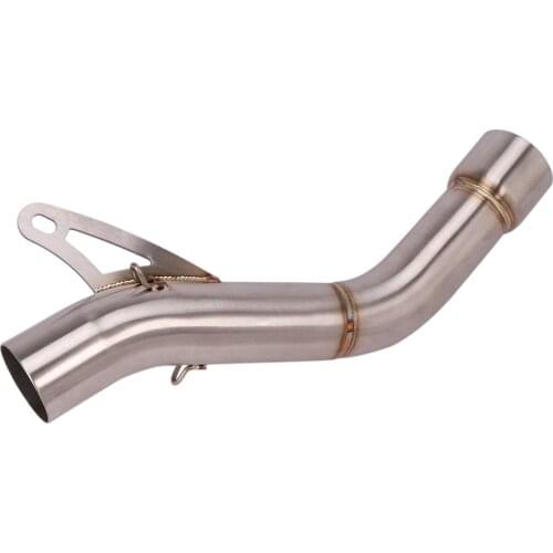 For Ducati Monster 821 1200 2014-2018 Motorcycle Exhaust Pipe Middle Link Pipe Slip On 51mm Muffler Stainless Steel Pipe