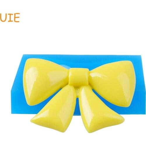 FYL531U 58.5mm Big Bow Flexible Silicone Mold - Ribbon Mold Cake Decoration, Sugarcraft, Fondant, Jewelry DIY, Chocolate, Resin