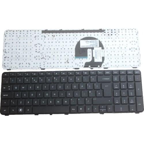 NEW UK Laptop Keyboard for HP Pavilion dv7-4000 DV7-4050 dv7-4100 dv7-4200 dv7-5000 dv7t-5000 LX7 UK Black with frame keyboard