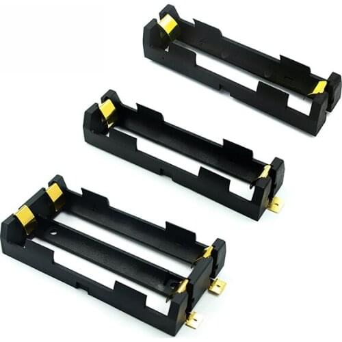 1x 2x 18650 Series Batteries Holder Box Storage Case Container With Bronze Pins Drop Ship