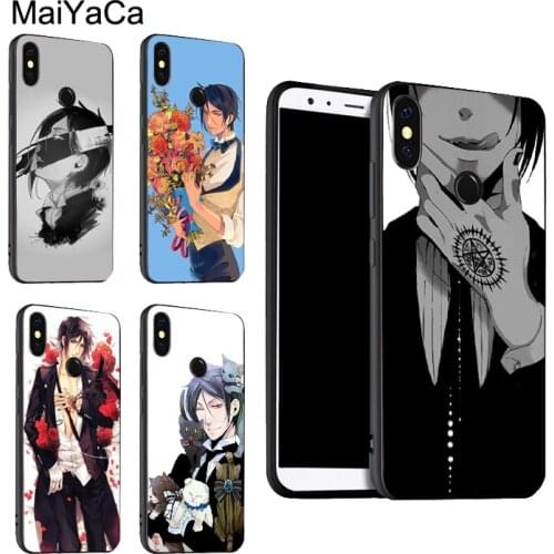 Kuroshitsuji Sebastian Michaelis Case For Xiaomi Redmi Note 10 Pro 7 8 Pro 8T 9S Note 9 Pro Cover For Redmi 9 9T 9C 9A 8A