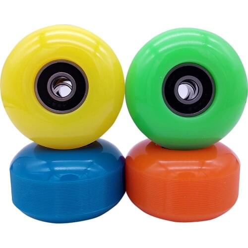 Best Sell 4pcs Skateboard Wheels 95A Double Rocker Wheels 52mm*32mm PU Downspeed Sliding Wheels