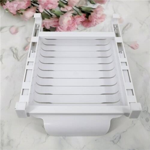 Zipper Bag Organizer, Zipper Bag Holder Rack, Hanger Easy to Storage,Slide Track, Easy Install for Fridge Freezer Refrigerator