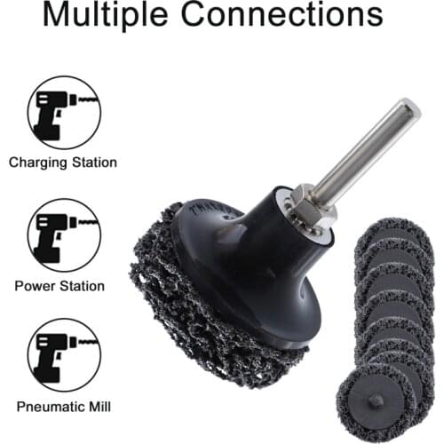 Newest Abrasive Wheel Grinder Strip Disc 2 inch/50mm Poly Strip Disc Wheel Paint Rust Removal Clean for Angle Grinder Removal