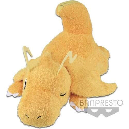 Authentic Japan Anime Pokemon Dragonite Plush Toy Swire Armor Stuffed Dolls 42cm Kawaii Kid Gift