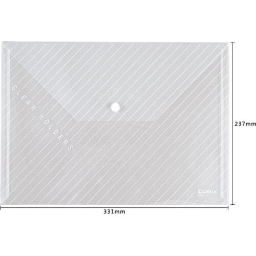 Comix c330 file folder document Bag a4 clear bag 10 pcs / bag