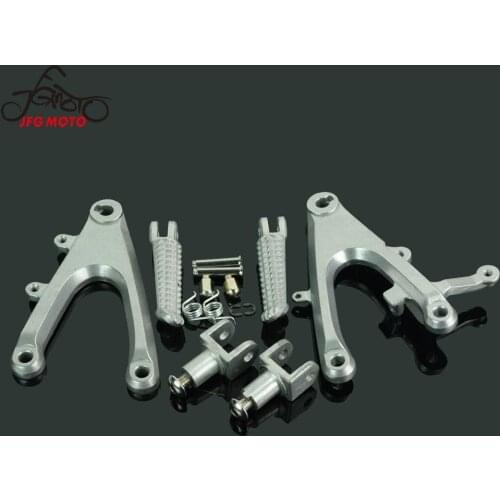 Motorcycle Front Foot Pegs Pedals Footrests Pedal Pads For YAMAHA YZF R1 2004-2006
