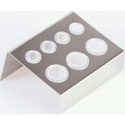 7 Holes Pigment Container Stand Tattoo Accessories Supplies Stainless Steel tattoo permanent makeup Ink Cup Holder