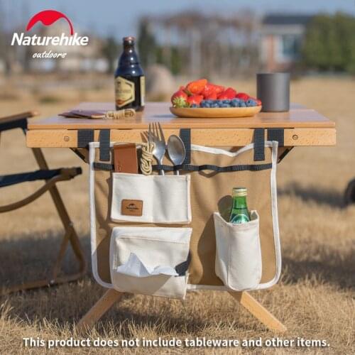 Naturehike Ultralight Outdoor Multiple Pockets Portable Multi Purpose Canvas Hanging Bag Travel Camping Equipment Storage Bag
