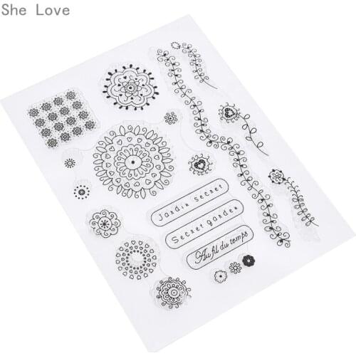 Chzimade Vine Silicone Clear Stamp For Scrapbooking DIY Album Cards Making Decoration Transparent Rubber Stamp