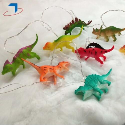 8leds AAA Battery LED large size Dinosaur Lights for Holiday String Lights Valentine Wedding Decoration LED Lamp