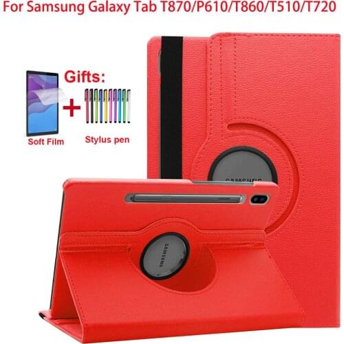 360 Degree Rotating Case For Samsung Galaxy Tab S7 11'' SM-T870 Cover For Galaxy Tab S6 10.5 lite 10.4 inch P610 T860 T510 T720