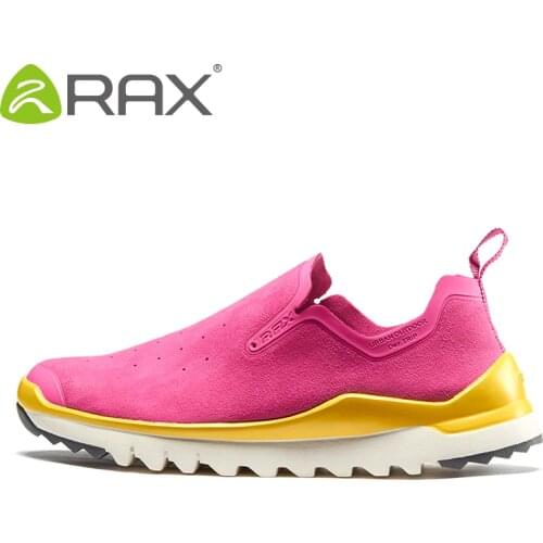 Suede Leather Sneakers Women Walking Shoes High Quality Eva Damping Outdoor Shoes 2020 RAX Female Sports Shoes B2565