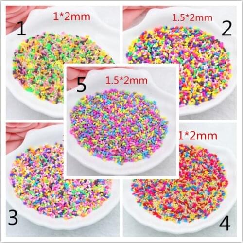 1pcs/lot 50g polymer clay bread crumbs mix colors DIY polymer clay accessories