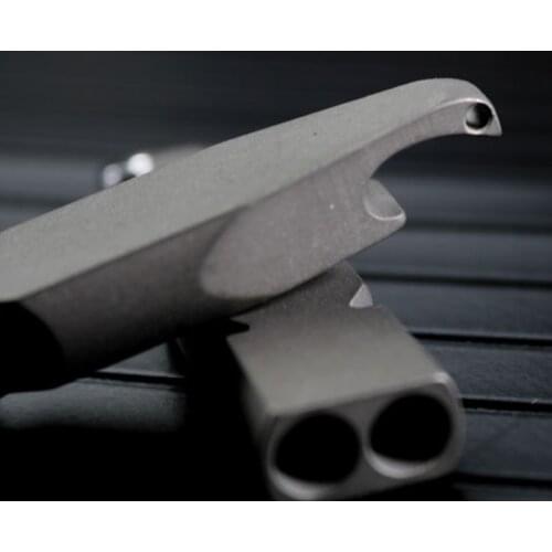 1pcs Outdoor EDC Tools Titanium Bottle Opener Titanium Alloy Whistle Emergency Survival Whistle
