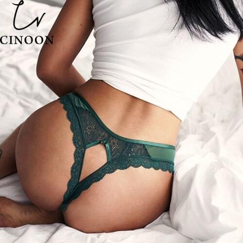 2020 Hot-seliing Lace Sexy Low-Rise Underwear Femme String Breathable Transparent Lingerie Underwear Women Comfortable G-String