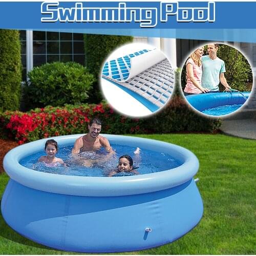 2021 Summer New Inflatable Outdoor Backyard Swimming Pool Thickened Inflatable Round Swimming Pool Плавательный бассейн E3