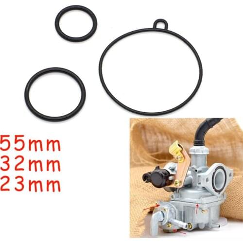 3pcs Float Bowl Gasket For Honda ATV ATC70 TRX70 TRX90 ATC110 ATC125M TRX125 Carburetor Repair Needle &Seat Bowl Gasket Replace