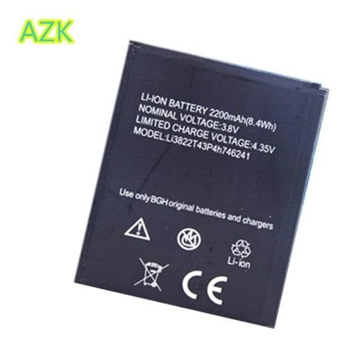 AZK New 3.8V 2200mAh Li3822T43P4h746241 battery For ZTE Blade L4 Pro / TWM Amazing X3s A465 A475 Battery