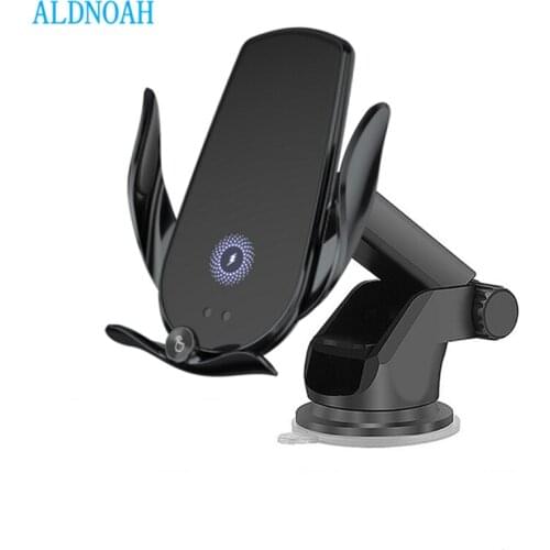 Automatic Clamping 15W Fast Car Wireless Charger for Samsung S21 S20 iPhone 12 11 Pro XS XR 8 Infrared Sensor Phone Holder Mount