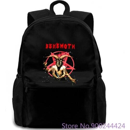 BEHEMOTH Music Hard Classic Rock Metal Death Thrash Heavy Black Power 100% Geek Family backpack