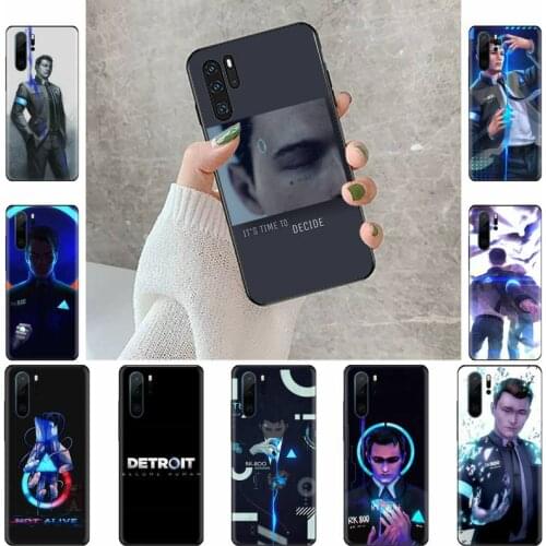 Detroit Become Human Phone Case For Huawei Y5 Y6 II Y7 Y9 PRIME 2018 2019 NOVA3E P20 PRO P10 Honor 10
