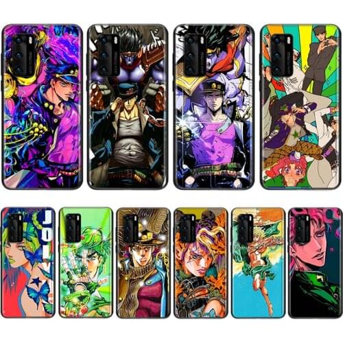 Hot Anime JoJo Bizarre Adventure For Huawei Nova 5i P Smart 2021 2020 Z S Plus Mate 40 RS 30 20 10 Pro Lite 2019 2018 Phone Case