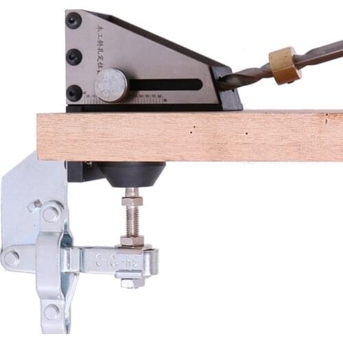 Woodworking Drill Oblique Hole Positioning Tool Set with Scale