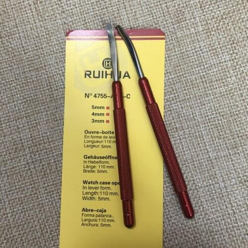 Watch repair tool red needle shovel needle pliers hairspring clamp set pry bar