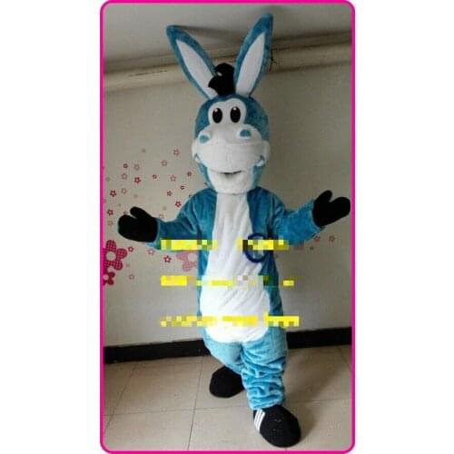 Donkey Mascot Costume Suit Cosplay Party Game Dress Unisex Advertising Halloween Interesting Funny Cartoon Character Clothing