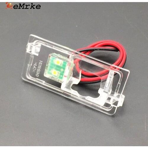 EEMRKE Car Rear Camera Bracket Mount License Plate Lights Housing for Chery M11 (A3) J3 Hatchback / Apola Cielo Tengo Orinoco