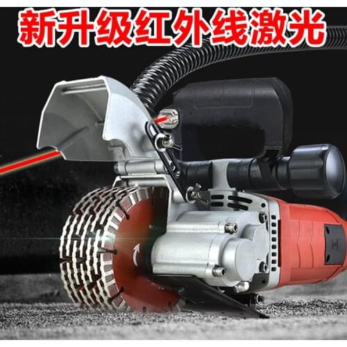 133 5800w Wall Slotting Machine One-Time Forming Hydroelectric Dust-Free Wall Infrared Cutting Machine Tool