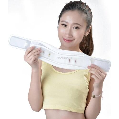 Medical Neck Tractor Collar Adjustable Breathable Brace White Cervical Spine Correction Traction Pain Relief Orthosis Support