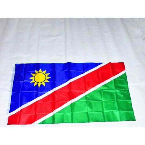Namibia 90*150cm flag Banner 3x5 Footanging National flag for meet,Parade,party.Hanging,decoration