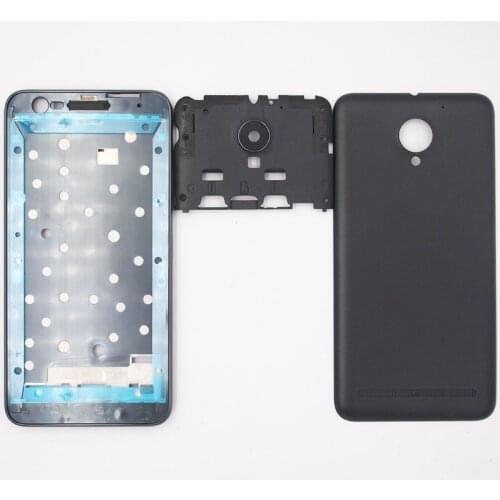 BaanSam New Front Frame Middle Frame 2750mAh 3500mAh Battery Door Back Cover Housing Case For Lenovo K10a40 C2 Without Buttons