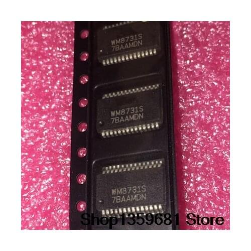 NEW WM8731 WM8731SEDS WM8731S SSOP28 10pcs/lot