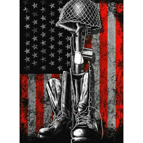 New Arrivals 5d Diamond Mosaic Full Square Flag American Diamond paintings Sale Beads Embroidery Painting Rhinestones