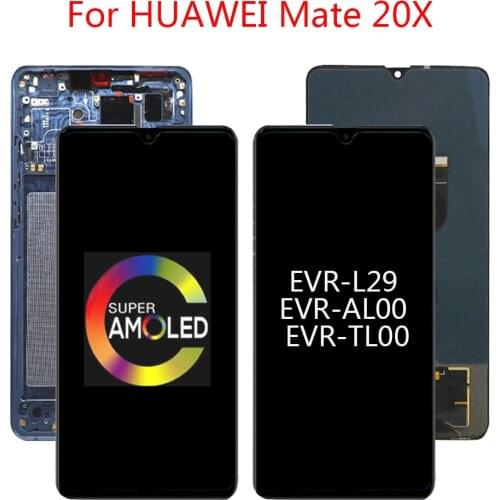 Original 7.2" LCD For Huawei Mate 20X LCD Display Touch Screen Digitizer Assembly For Huawei Mate 20X LCD EVR-L29 EVR-AL00
