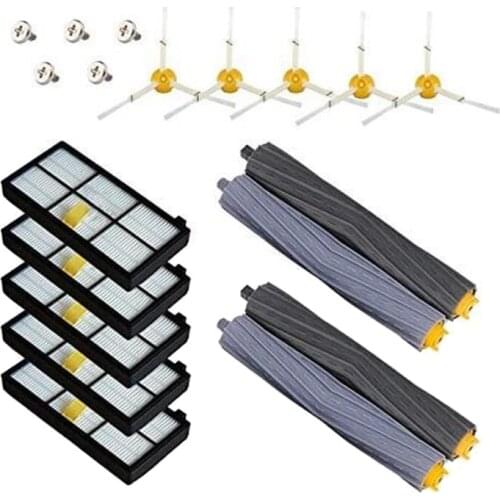 Replacement Parts for IRobot Roomba 860 880 805 860 980 960 Vacuums Hepa Filter Brush Rollers Side Brushes