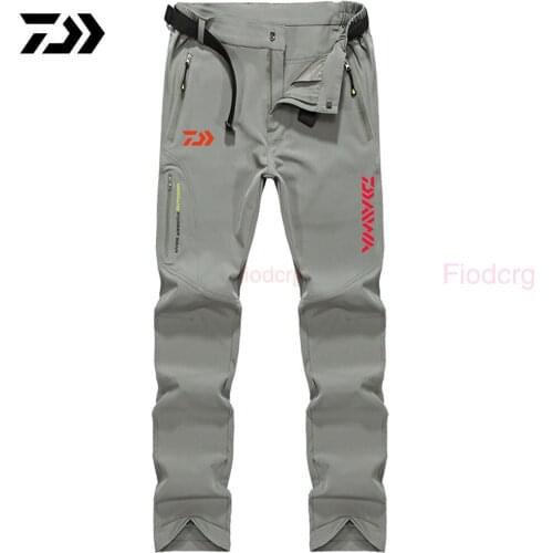 Outdoor Daiwa Sport Quick-Drying Waterproof Casual Stretch Pants Breathable Sunscreen Camping Hiking Fishing Tactical Men&Women