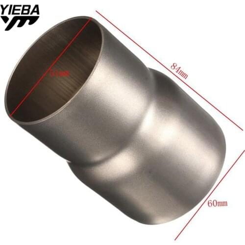 60MM to 51MM Universal Exhaust Adapter Reducer Connector Pipe Tube FOR honda CB 599 919 400 CB600 HORNET CBR 600 F3 F4 F4i 900RR