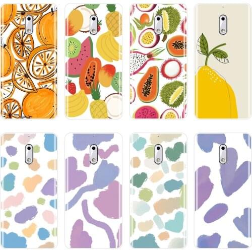 Back Cover For Nokia 9 8 6 5 3 2 1 Plus Heart Fruits Silicone Phone Case For Nokia2 Nokia3 Nokia5 Nokia6 Nokia X6 X71 7 Plus