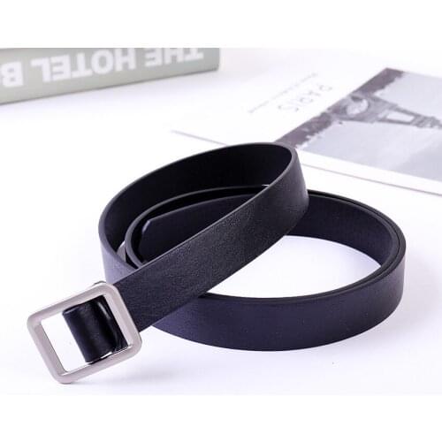 2020 New Ladies Belt with Jeans Wide Belt Korean Fashion All-match Thin Belt Wholesale
