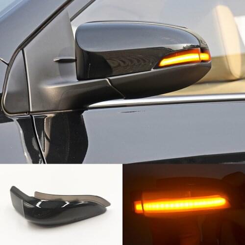 1 Set For Toyota Corolla Camry Prius Vios CHR Yaris Venza Avalon Altis LED Dynamic Turn Signal Light Side Mirror lighting
