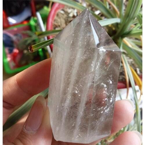 1pcs hot sale cairngorm quartz wand points smoky quartz stone point healing