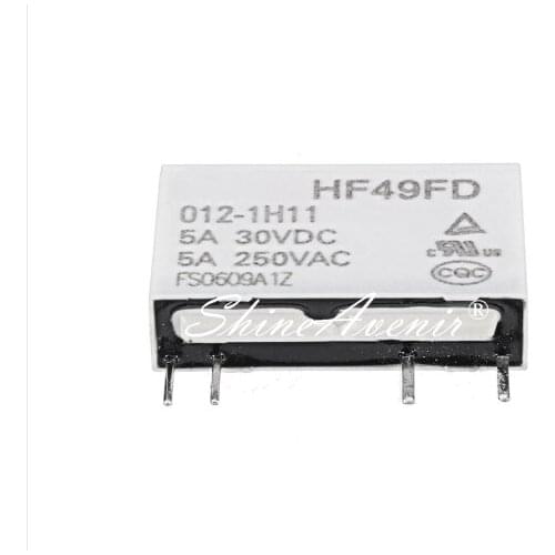 5pcs/lot Relay HF49FD-005-1H11 012-1H11 024-1H11 5V 12V 24V HF49FD-005-1H12 012-1H12 024-1H12 4PIN Original in stock