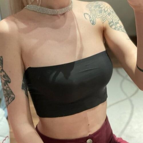 2PCS/Lot Sexy Seamless Tube Tops New Women Invisible Bra Intimates Strapless Bustier Bandeau Breathable Wrapped Chest Underwear